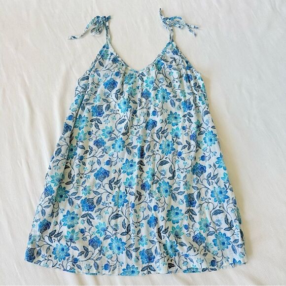 Old Navy Womens Dress Short Straps Floral Summer Pockets Resort Pockets M - Picture 1 of 3
